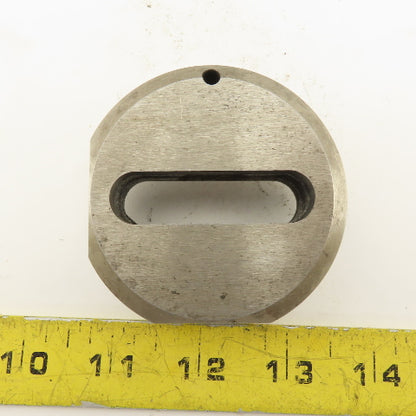 .500 X 2.000 +.020 Oval Slug Relief Die CNC Turret For 2.750 Holder