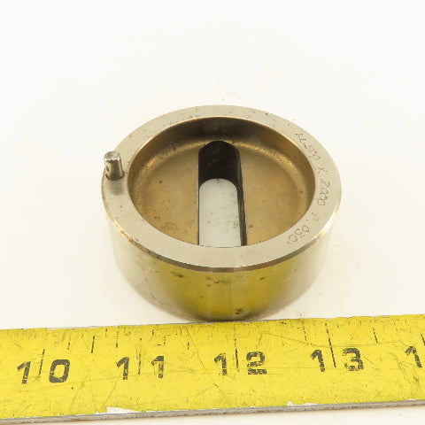 .500 X 2.000 +.030 Oval Die CNC Turret For 2.750 Holder