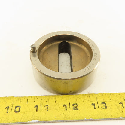 .500 X 2.000 +.030 Oval Die CNC Turret For 2.750 Holder