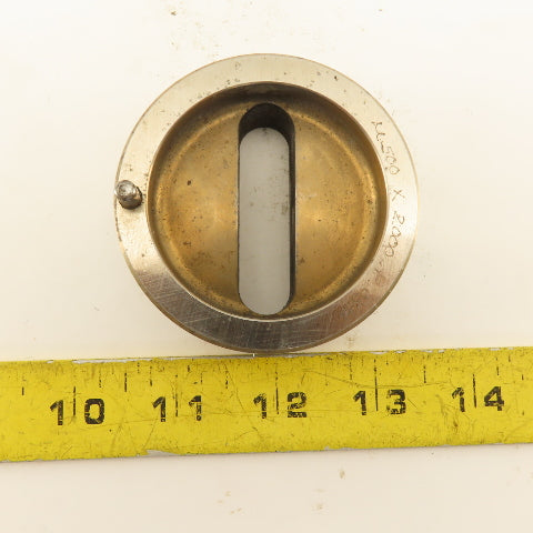 .500 X 2.000 +.030 Oval Die CNC Turret For 2.750 Holder