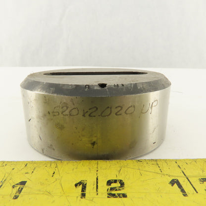 .520 X 2.020  Oval Slug Relief Die CNC Turret For 2.750 Holder