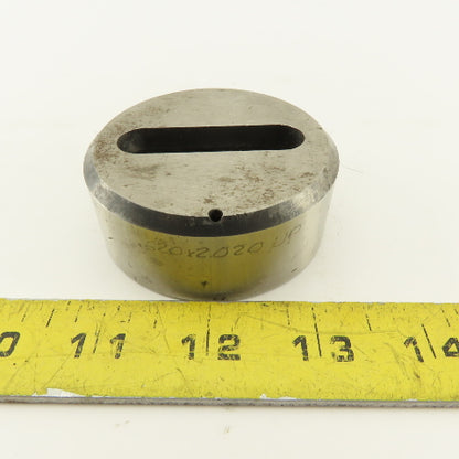 .520 X 2.020  Oval Slug Relief Die CNC Turret For 2.750 Holder