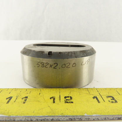 .582 X 2.020 Oval Die CNC Turret For 2.750 Holder