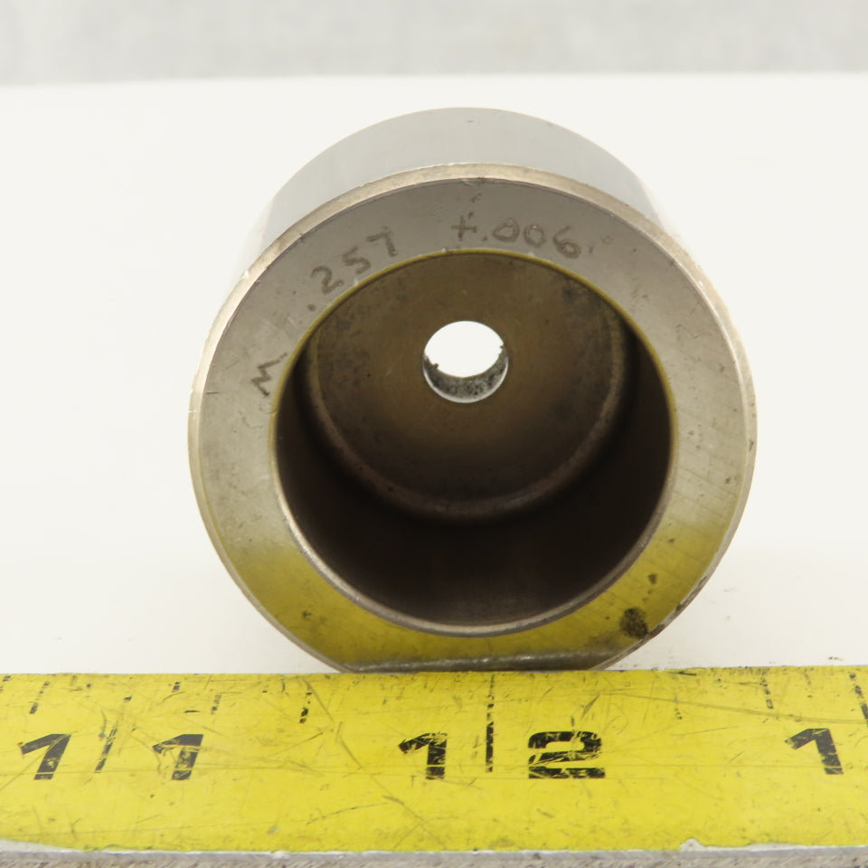 .257 +.006 Slug Relief Round Die CNC Turret For 1.5625 Holder
