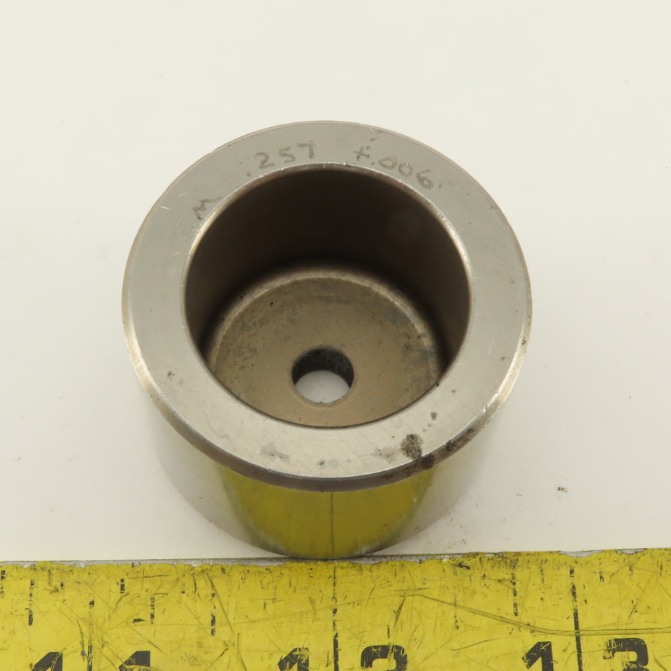 .257 +.006 Slug Relief Round Die CNC Turret For 1.5625 Holder