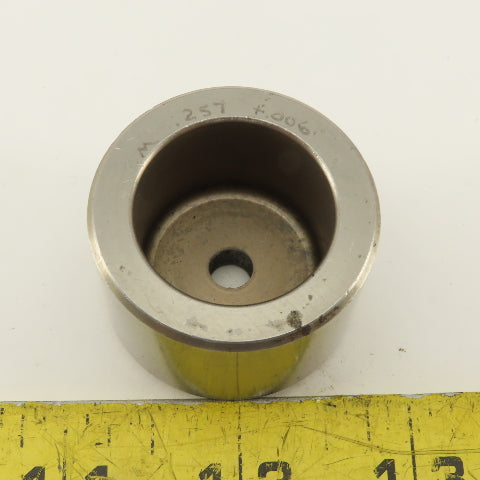 .257 +.006 Slug Relief Round Die CNC Turret For 1.5625 Holder