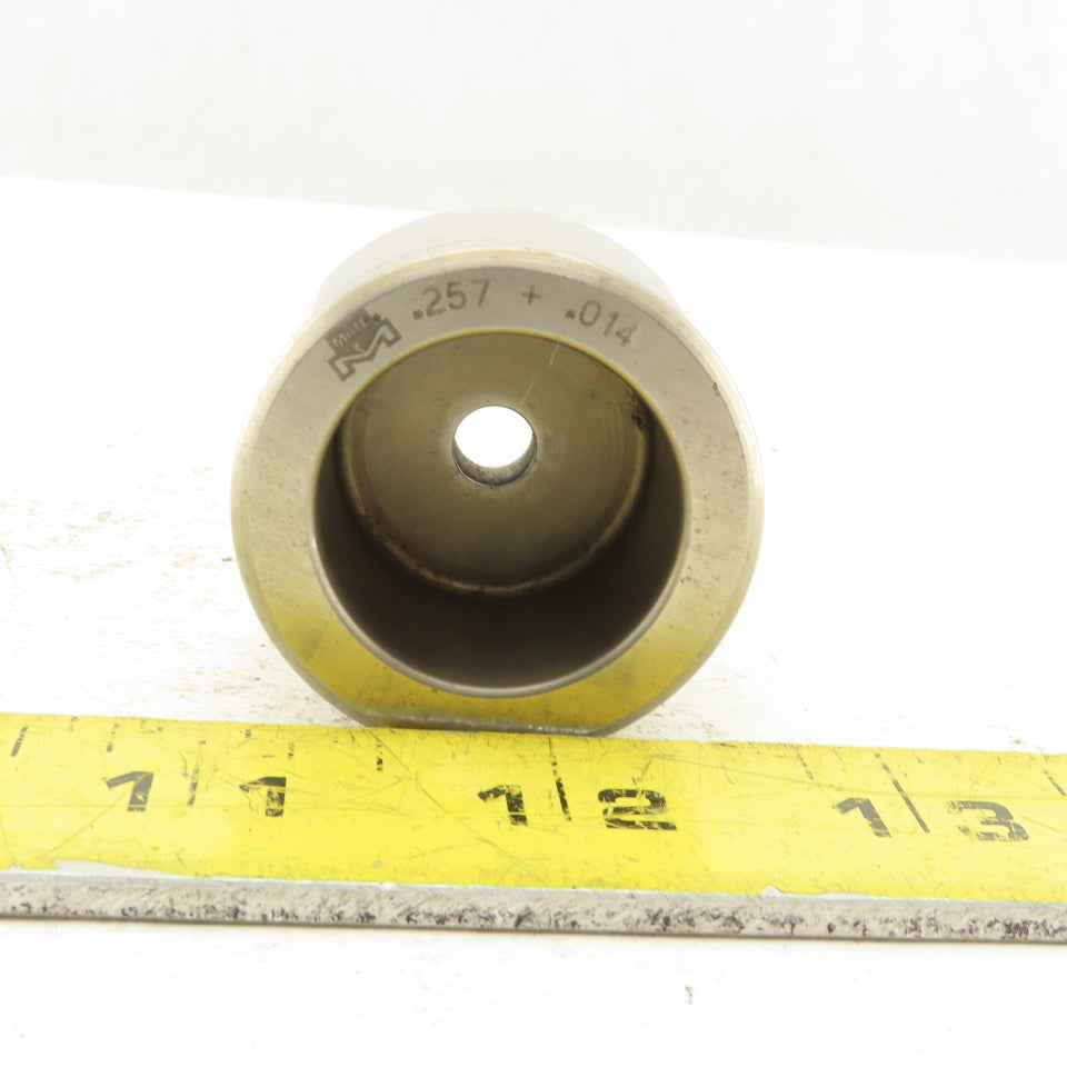Mate .257 +.014 Slug Relief Round Die CNC Turret For 1.5625 Holder