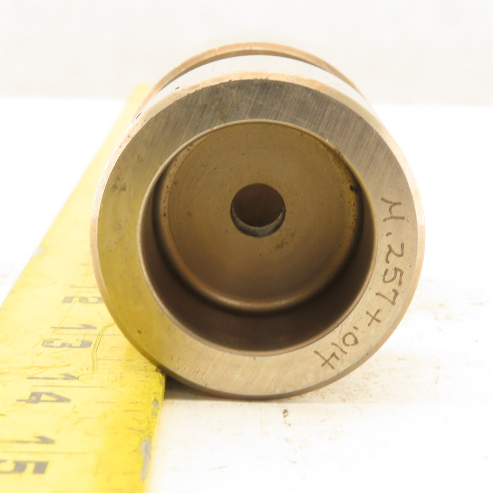 .257 +.014 Slug Relief Round Die CNC Turret For 1.5625 Holder Lot of 2
