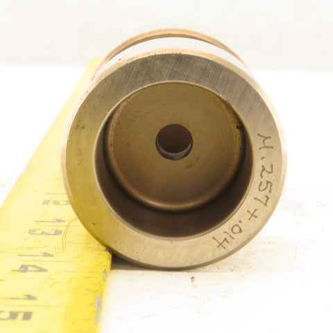 .257 +.014 Slug Relief Round Die CNC Turret For 1.5625 Holder Lot of 2