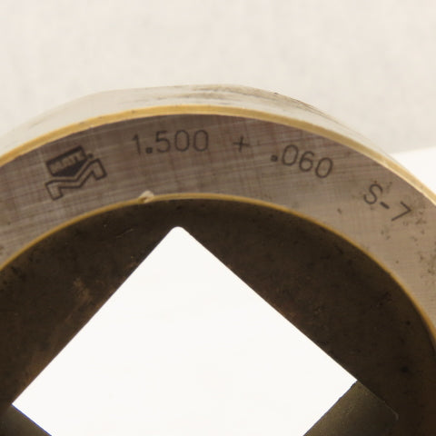Mate 1.500 +.060 Square Hole Die CNC Turret Punch For 3.500 Holder