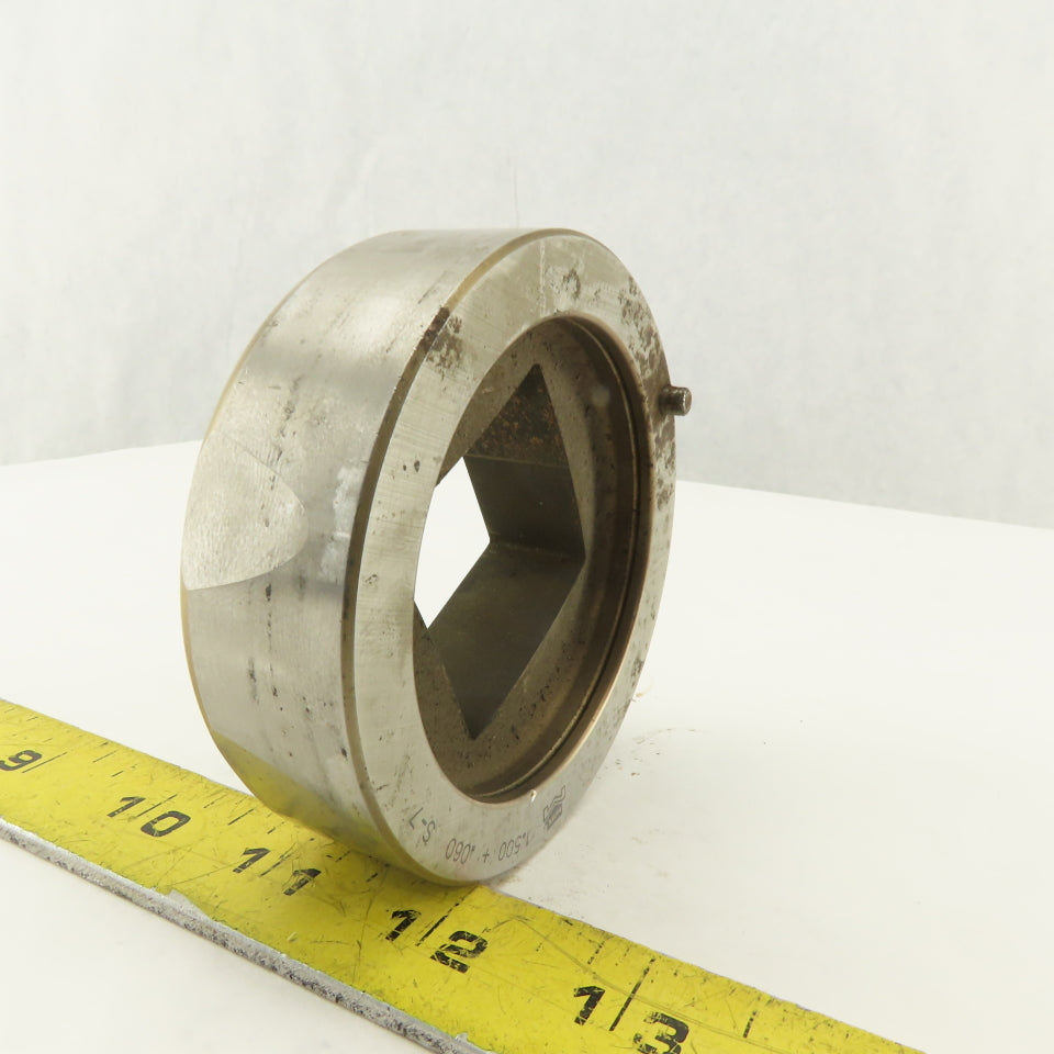 Mate 1.500 +.060 Square Hole Die CNC Turret Punch For 3.500 Holder