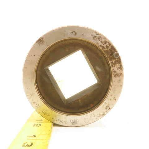 Mate 1.500 +.060 Square Hole Die CNC Turret Punch For 3.500 Holder