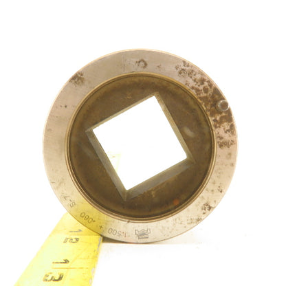 Mate 1.500 +.060 Square Hole Die CNC Turret Punch For 3.500 Holder