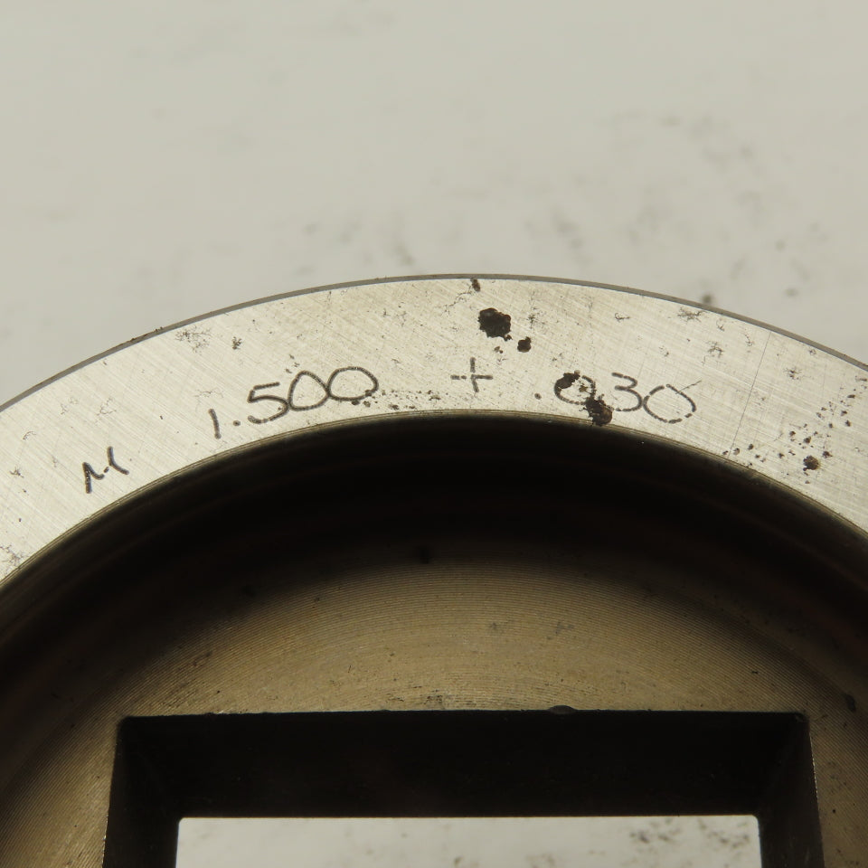 1.500 +.030 Square Hole Die CNC Turret Punch For 3.500 Holder