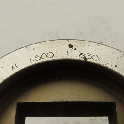 1.500 +.030 Square Hole Die CNC Turret Punch For 3.500 Holder