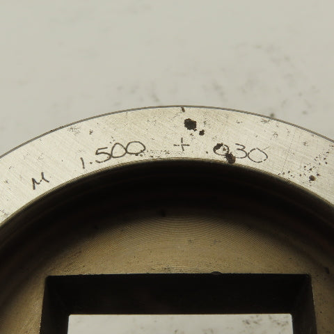 1.500 +.030 Square Hole Die CNC Turret Punch For 3.500 Holder