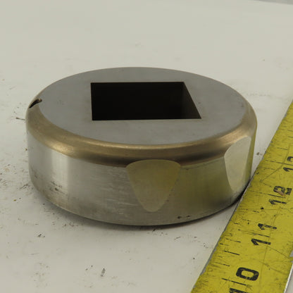 1.500 +.030 Square Hole Die CNC Turret Punch For 3.500 Holder