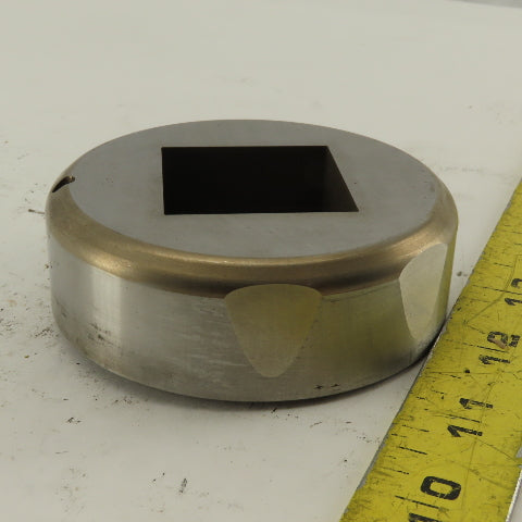 1.500 +.030 Square Hole Die CNC Turret Punch For 3.500 Holder