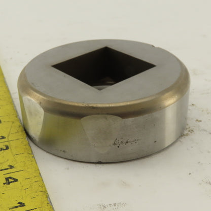 1.500 +.030 Square Hole Die CNC Turret Punch For 3.500 Holder