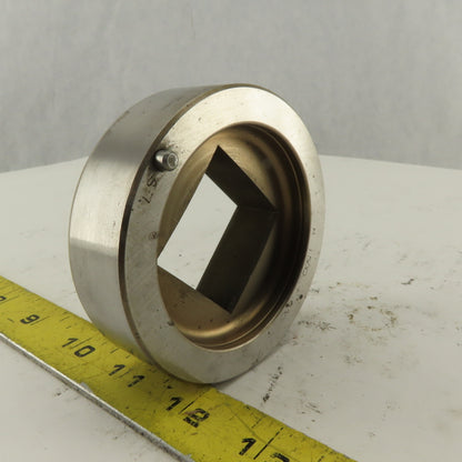 1.500 +.030 Square Hole Die CNC Turret Punch For 3.500 Holder