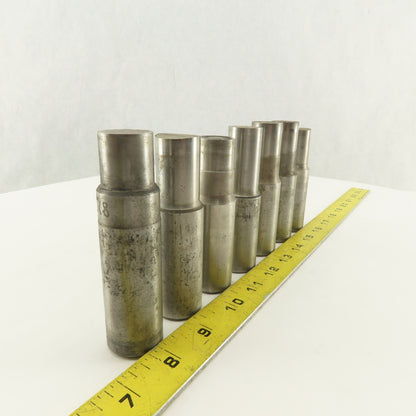 .875 Round Hole Punch CNC Turret For 1.0625 Holder Lot Of 7