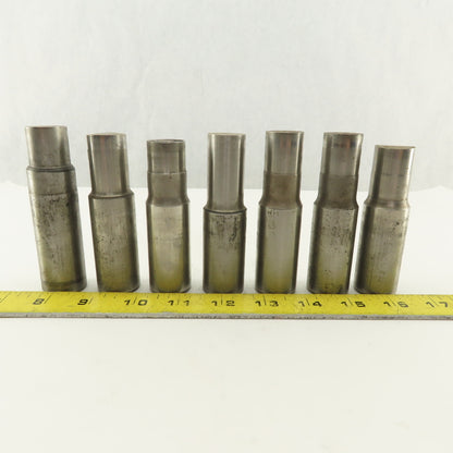 .875 Round Hole Punch CNC Turret For 1.0625 Holder Lot Of 7
