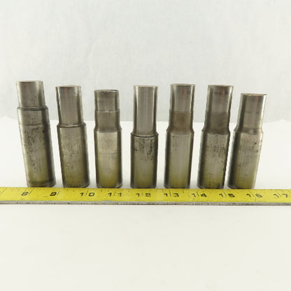 .875 Round Hole Punch CNC Turret For 1.0625 Holder Lot Of 7