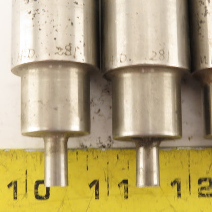 .281 Round Hole Punch CNC Turret For 1.0625 Holder Lot Of 4