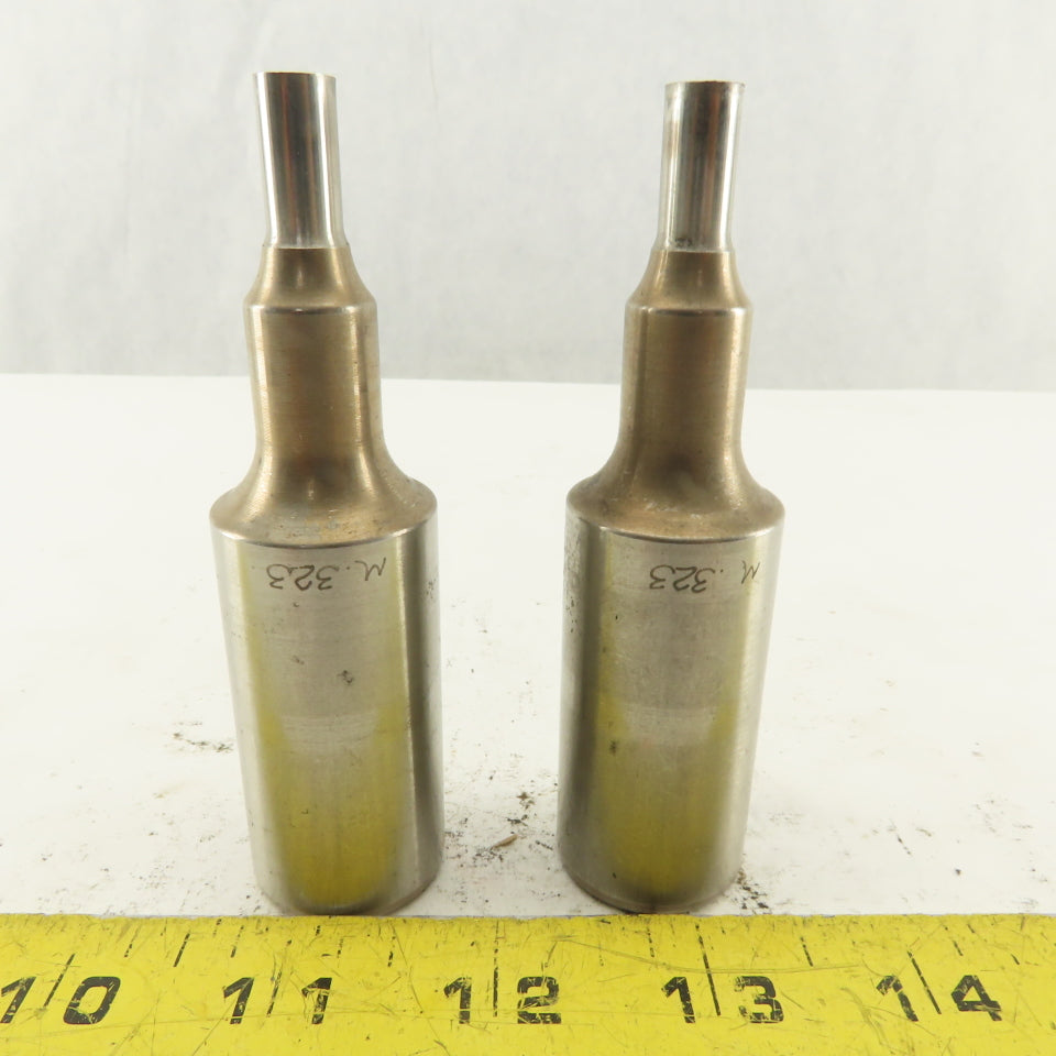.323 Round Hole Punch CNC Turret For 1.0625 Holder Lot Of 2