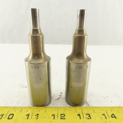 .323 Round Hole Punch CNC Turret For 1.0625 Holder Lot Of 2