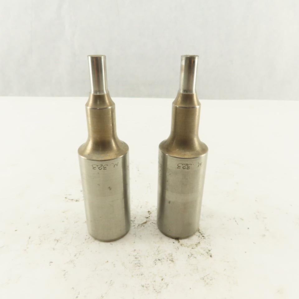 .323 Round Hole Punch CNC Turret For 1.0625 Holder Lot Of 2