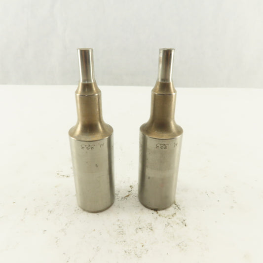.323 Round Hole Punch CNC Turret For 1.0625 Holder Lot Of 2