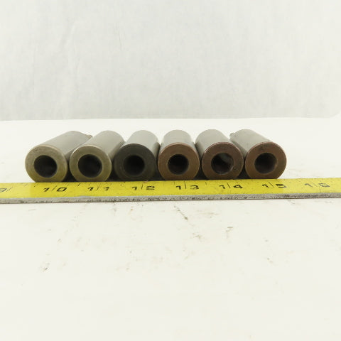 .257 Round Hole Punch CNC Turret For 1.0625 Holder Lot Of 6