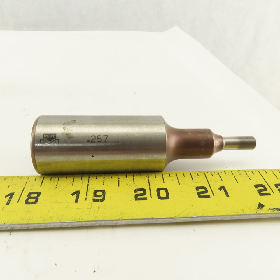 .257 Round Hole Punch CNC Turret For 1.0625 Holder Lot Of 6