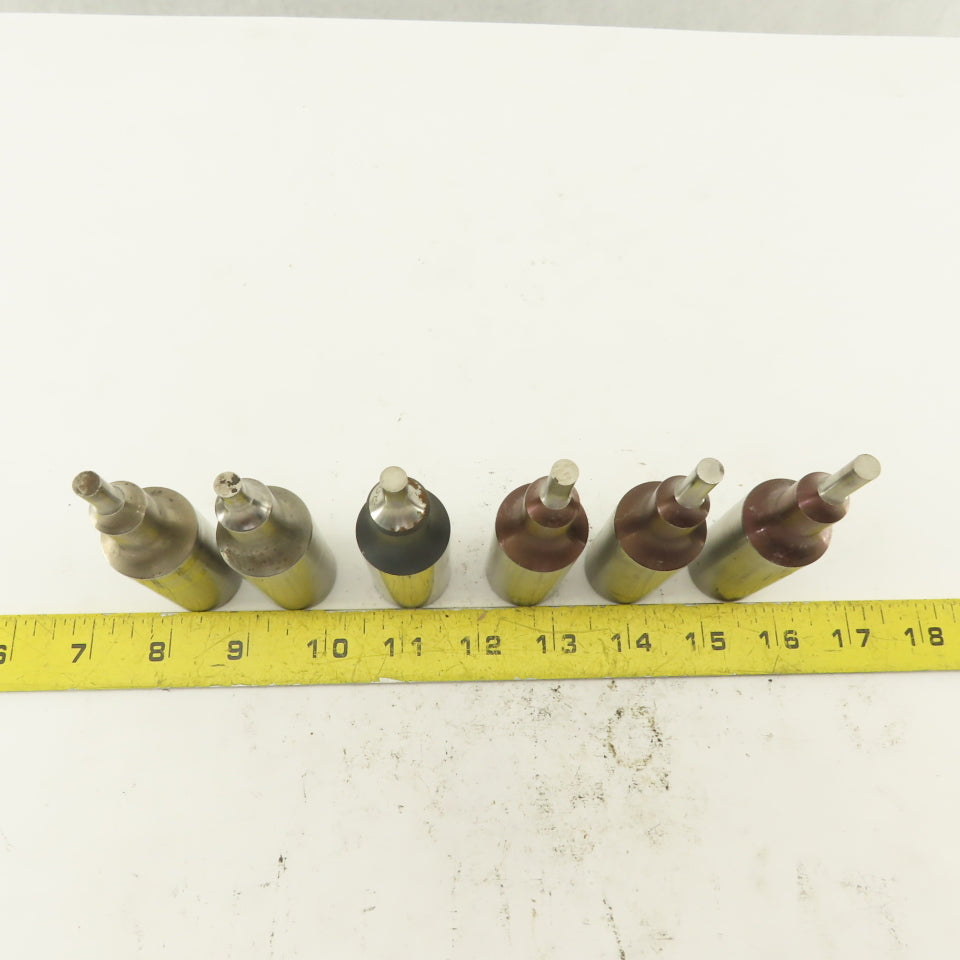 .257 Round Hole Punch CNC Turret For 1.0625 Holder Lot Of 6