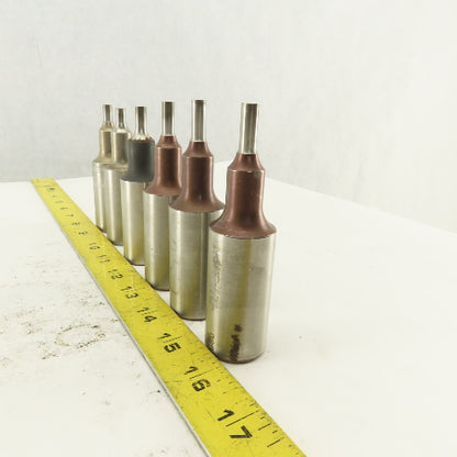 .257 Round Hole Punch CNC Turret For 1.0625 Holder Lot Of 6