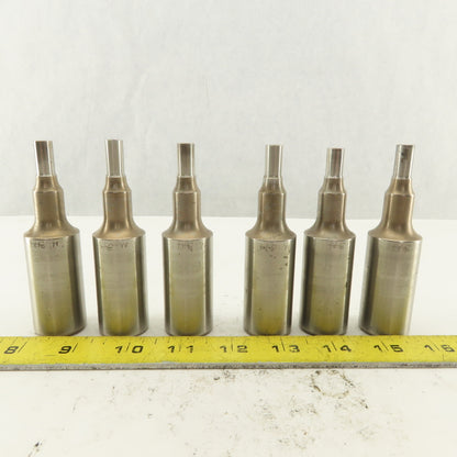 .344 Round Hole Punch CNC Turret For 1.0625 Holder Lot Of 6