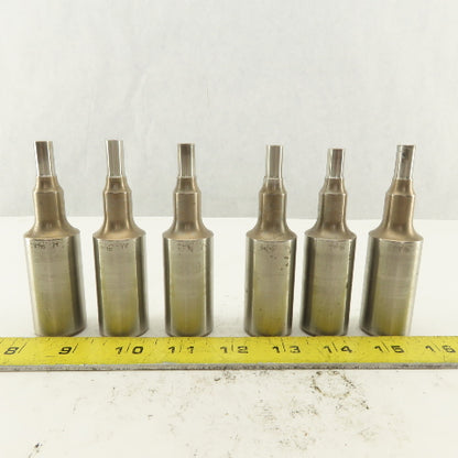 .344 Round Hole Punch CNC Turret For 1.0625 Holder Lot Of 6