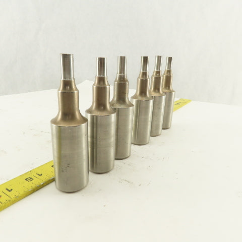 .344 Round Hole Punch CNC Turret For 1.0625 Holder Lot Of 6