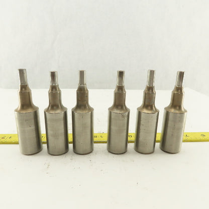 .344 Round Hole Punch CNC Turret For 1.0625 Holder Lot Of 6