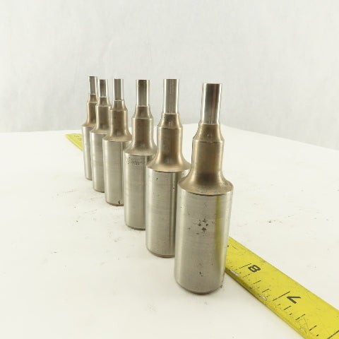 .344 Round Hole Punch CNC Turret For 1.0625 Holder Lot Of 6