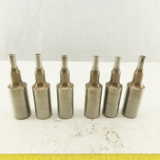 .344 Round Hole Punch CNC Turret For 1.0625 Holder Lot Of 6
