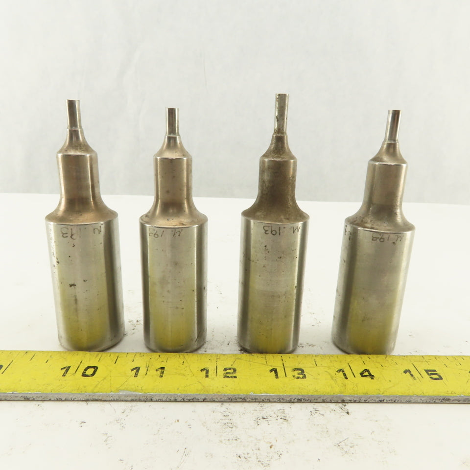 .193 Round Hole Punch CNC Turret For 1.0625 Holder Lot Of 4