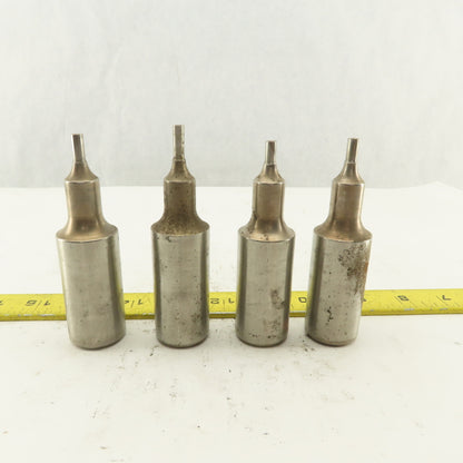 .193 Round Hole Punch CNC Turret For 1.0625 Holder Lot Of 4