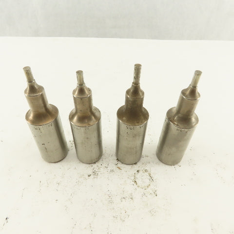 .193 Round Hole Punch CNC Turret For 1.0625 Holder Lot Of 4