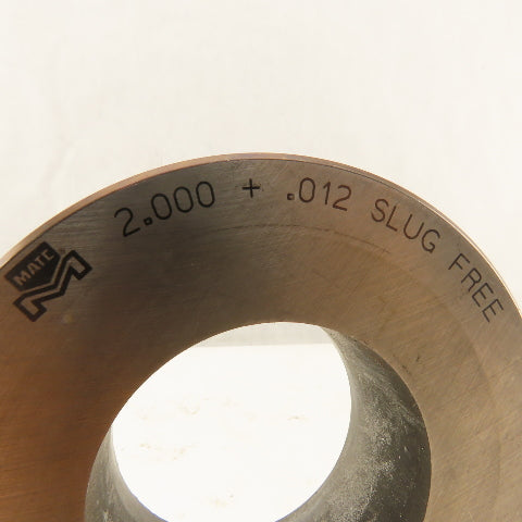 Mate 2.000 +.012 Slug Free Round Die CNC Turret For 4.000 Holder
