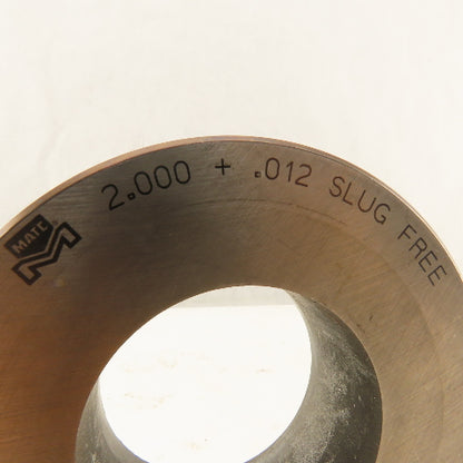 Mate 2.000 +.012 Slug Free Round Die CNC Turret For 4.000 Holder