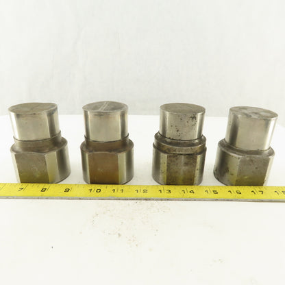 2.000 Round Hole CNC Turret Punch For 2.500 Holder Lot Of 4