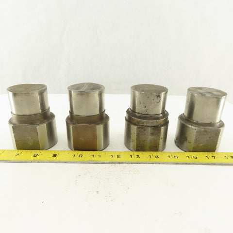 2.000 Round Hole CNC Turret Punch For 2.500 Holder Lot Of 4