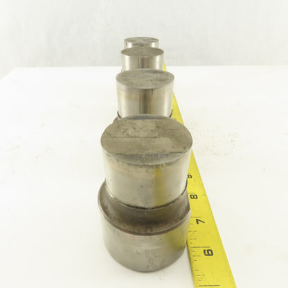 2.000 Round Hole CNC Turret Punch For 2.500 Holder Lot Of 4